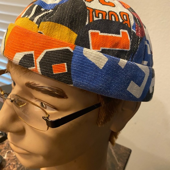 Fashion Style Men’s Multicolor Canvas Hat Size One - Picture 7 of 12